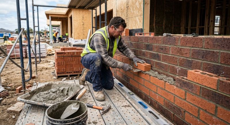 Our team working on Masonry Service projects in Houston, TX