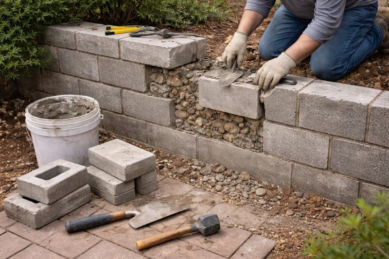 Block Wall Repair in Richmond, TX