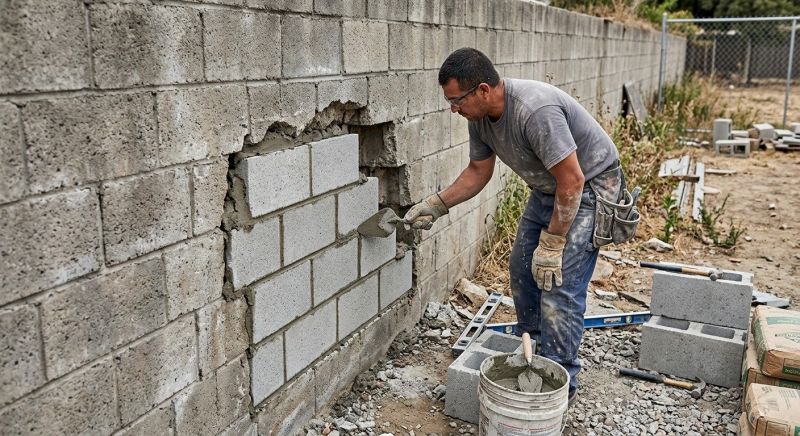 Block Work Repair in Houston, TX