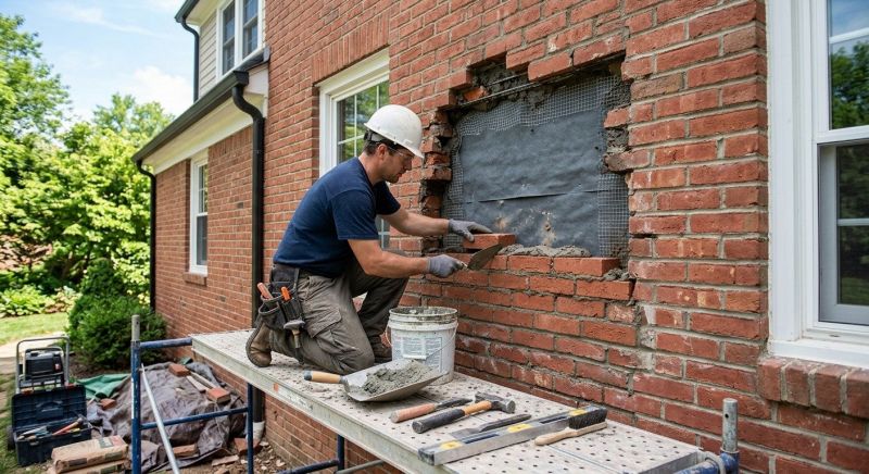 Brick Flatwork Repair in Rosharon, TX