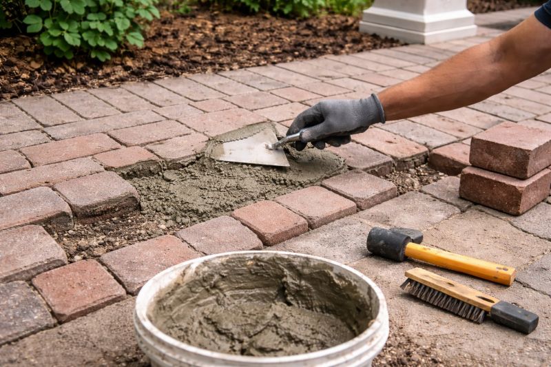 Brick Flatwork Repair in Sugar Land, TX
