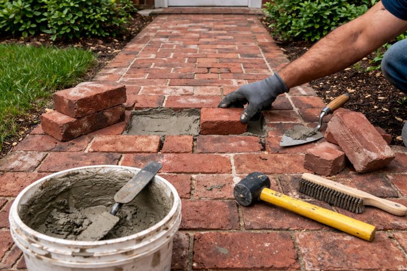 Brick Pathway Repair in Houston, TX