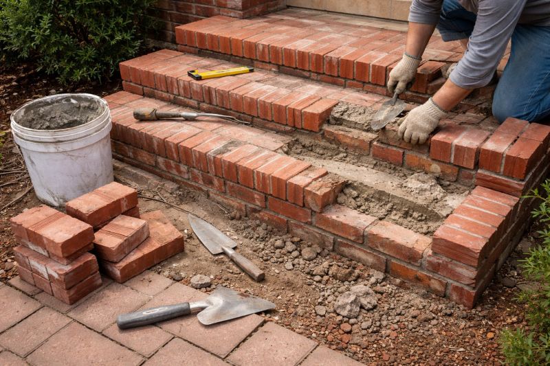 Brick Stairs Repair in Galena Park, TX