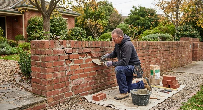Brick Wall Repair in Cypress, TX