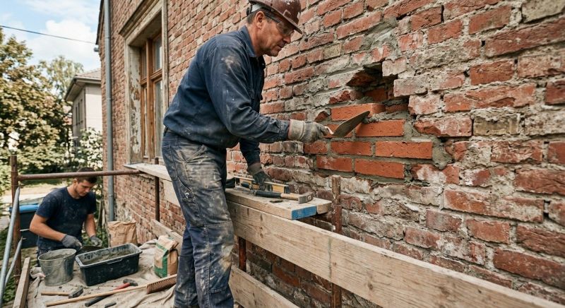 Brick Wall Repair in Manvel, TX