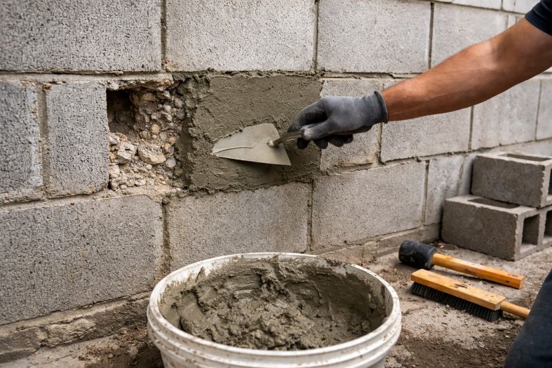 Cement Block Repair in Houston, TX