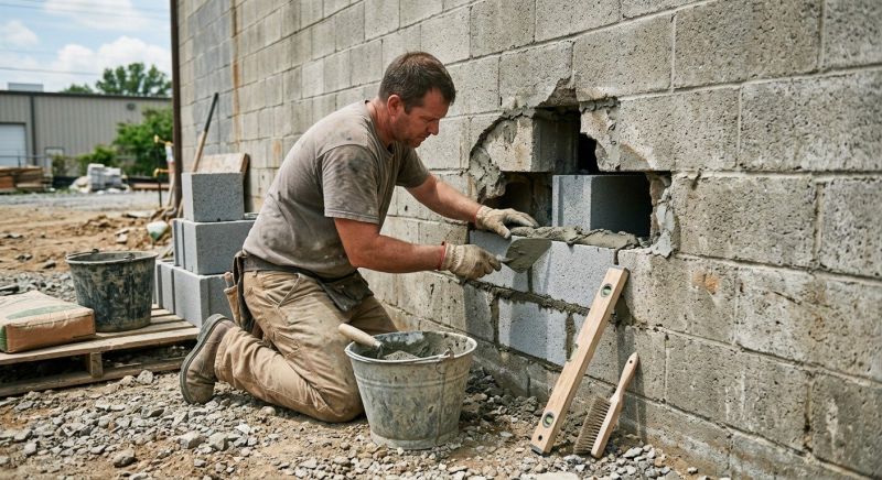 Cinder Block Repair in Houston, TX