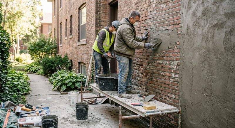 Porch Brick Repair in Houston, TX