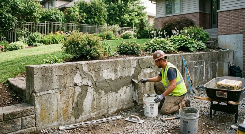 Retaining Wall Repair in Fort Bend County, TX