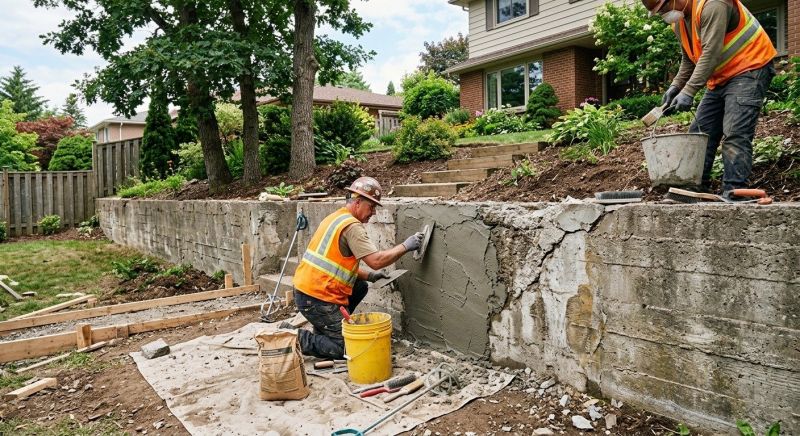 Retaining Wall Repair in Galena Park, TX