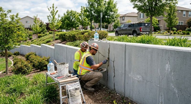 Retaining Wall Repair in Richmond, TX