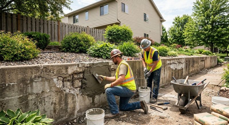Retaining Wall Repair in Rosenberg, TX