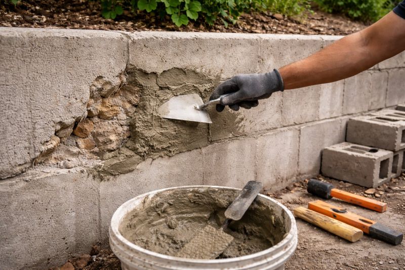 Retaining Wall Repair in Rosenberg, TX