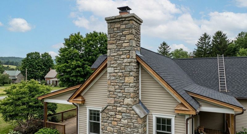 Stone Chimney Installation in Friendswood, TX