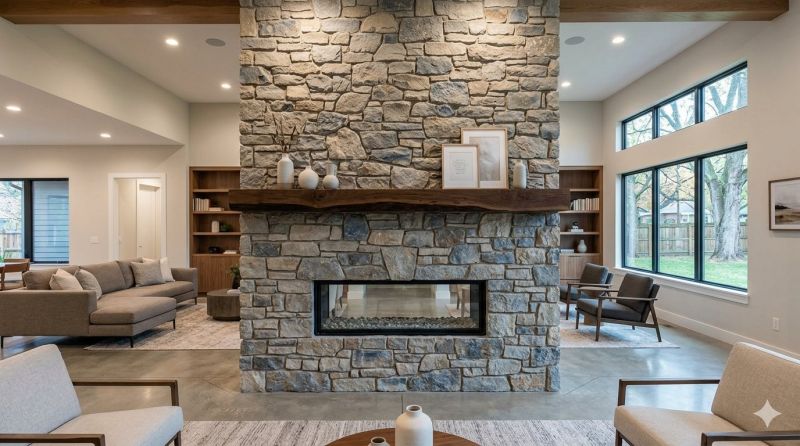 Stone Chimney Installation in Pasadena, TX