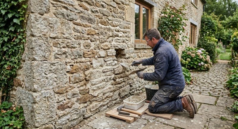 Stone Masonry Repair in Manvel, TX
