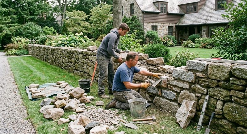 Stone Wall Repair in Houston, TX