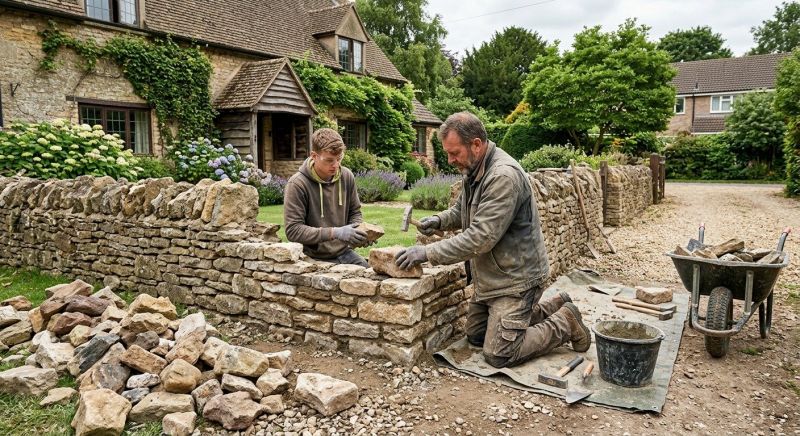 Stone Wall Repair in Manvel, TX